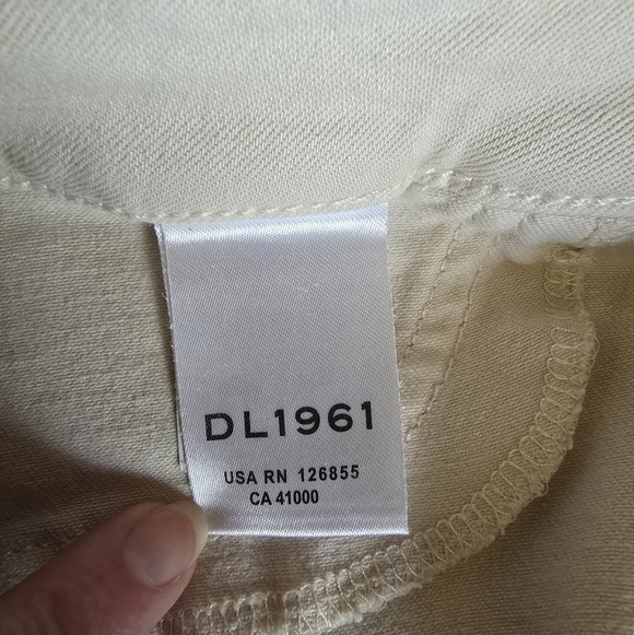 DL1961 Nina High Rise Instasculpt Skinny Ivory size 30 - Picture 13 of 15